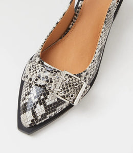 Mollini Glint Black/Grey Snake