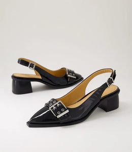 Mollini Glint Black Patent Leather