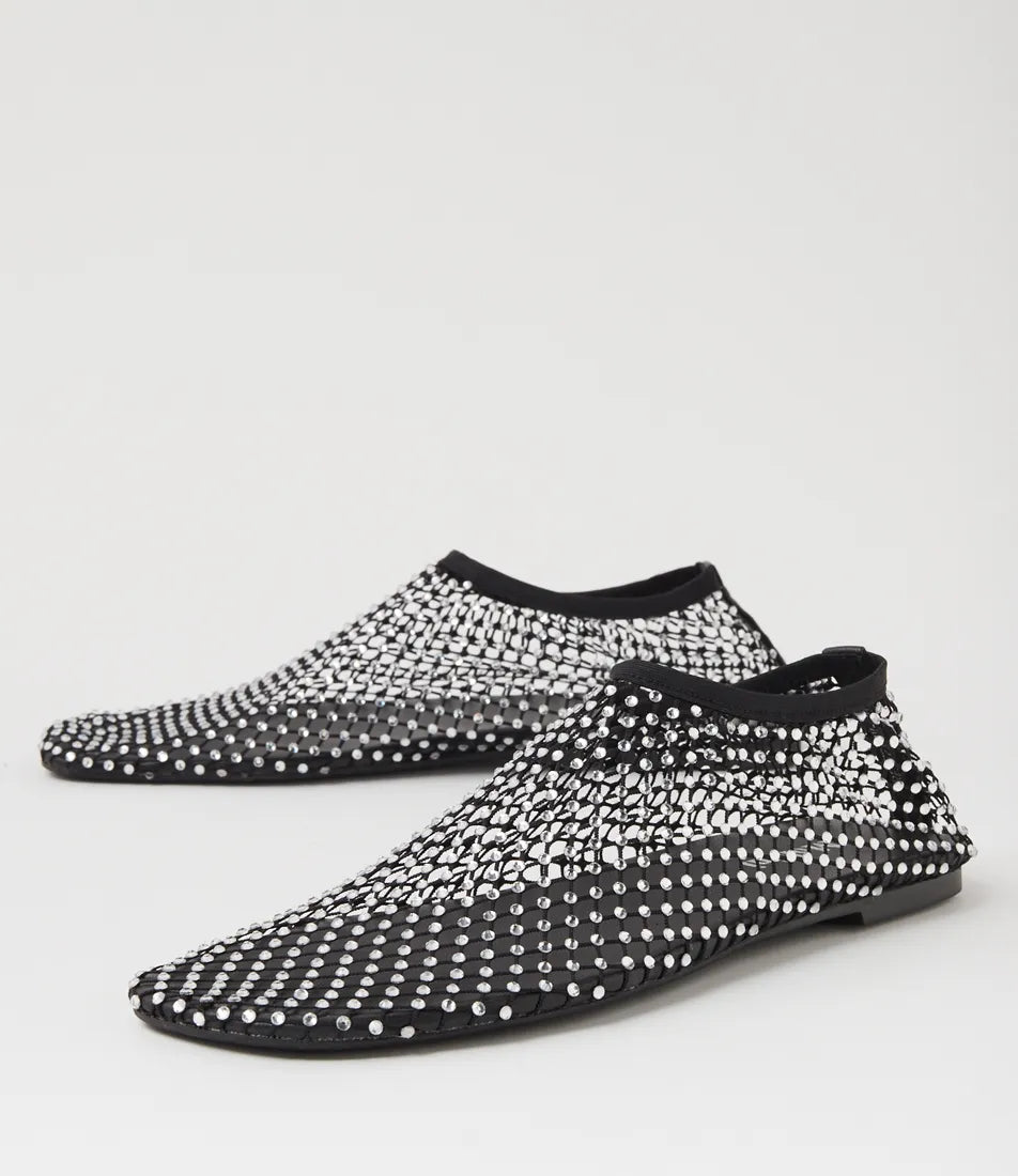 Mollini Reaffirm Sandals Black Mesh