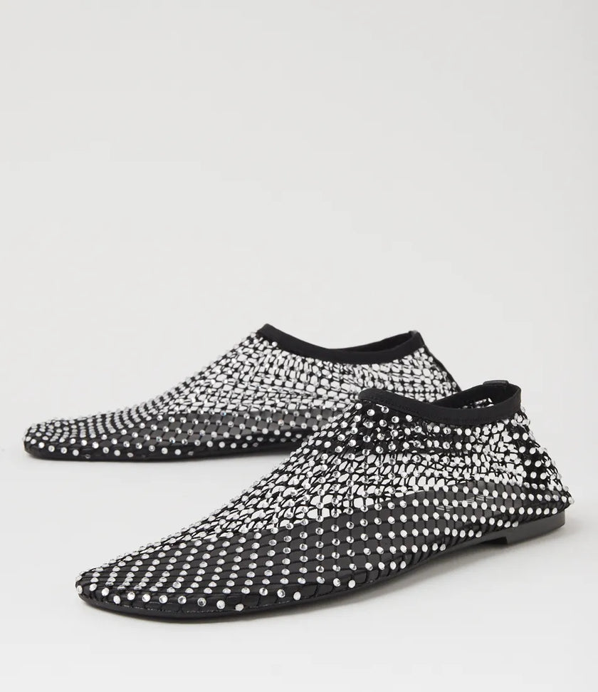 Mollini Reaffirm Sandals Black Mesh