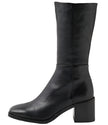 Mollini Sesina Black/ Black Leather Calf Boots