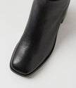 Mollini Sesina Black/ Black Leather Calf Boots