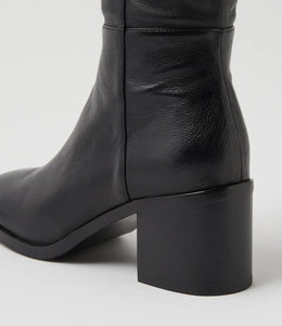 Mollini Sesina Black/ Black Heel Leather