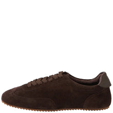 Load image into Gallery viewer, Mollini Liloa Sneakers Dark Choc Suede Leather
