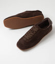 Mollini Liloa Sneakers Dark Choc Suede Leather