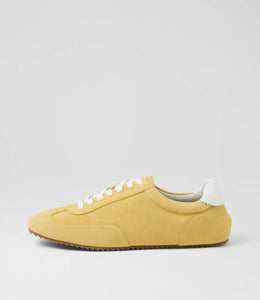 Mollini Liloa Sneakers Lemon/ White Suede Leather