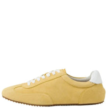 Load image into Gallery viewer, Mollini Liloa Sneakers Lemon/ White Suede Leather
