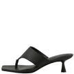 Mollini Torina Thong Heels Black Leather