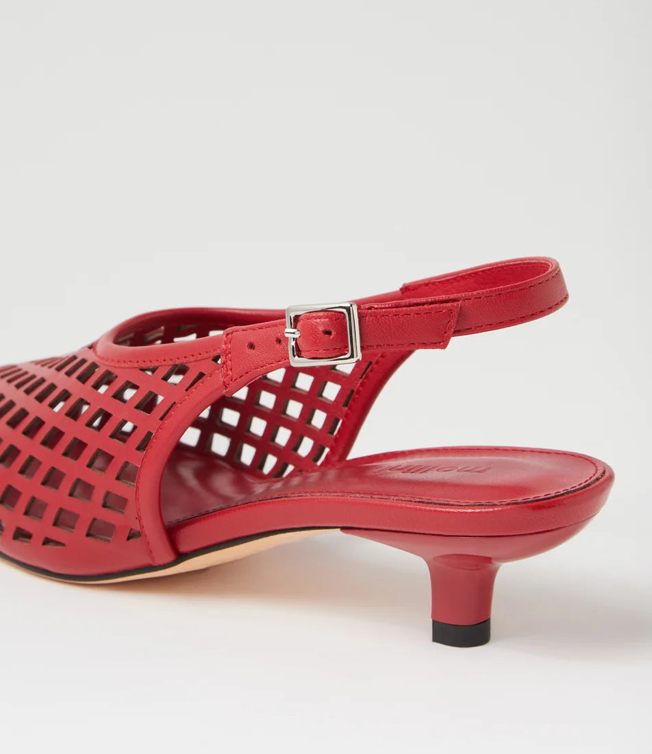 Mollini Cidea Red Leather