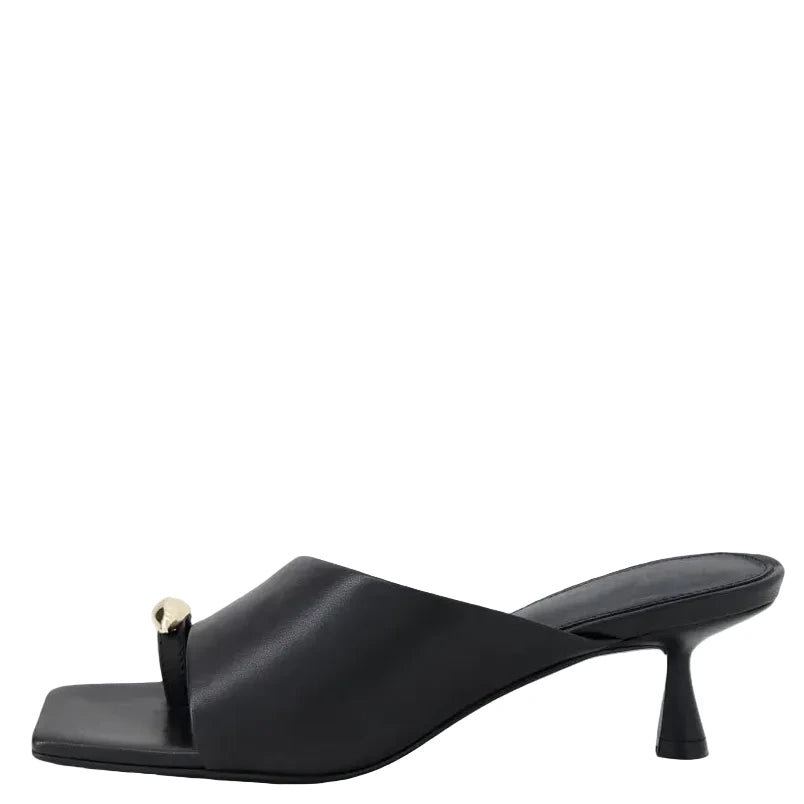 Mollini Tionee Mules Black Leather