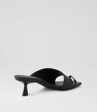 Load image into Gallery viewer, Mollini Tionee Mules Black Leather

