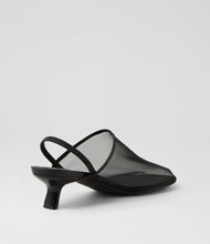 Load image into Gallery viewer, Mollini Ican Mesh Leather Heels Black
