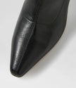 Mollini Andria Knee High Boots Black Tumble Smooth