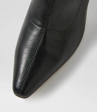 Load image into Gallery viewer, Mollini Andria Knee High Boots Black Tumble Smooth
