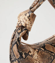 Load image into Gallery viewer, Mollini Effie Brown Snake Leather Handbag
