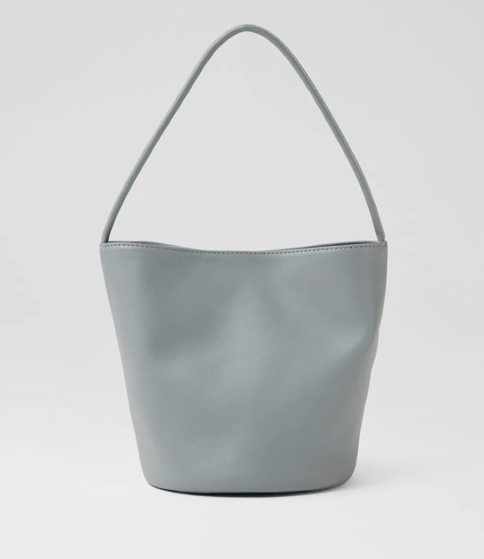 Mollini Nolya Steel Blue Leather Handbag