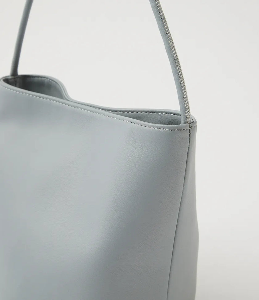 Mollini Nolya Steel Blue Leather Handbag