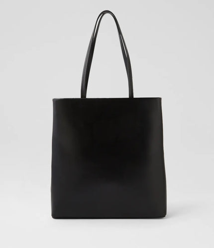 Mollini Talli Tote Bag Black Leather