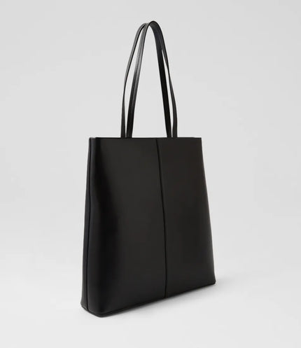 Mollini Talli Tote Bag Black Leather