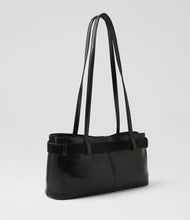 Load image into Gallery viewer, Mollini Tilda Handbag Black Leather Pony
