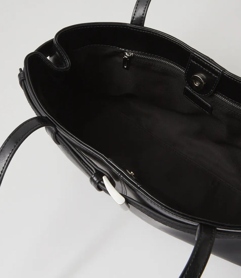 Mollini Tilda Handbag Black Leather Pony