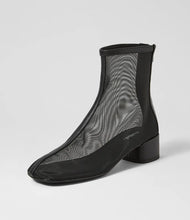 Load image into Gallery viewer, Mollini Garnir Mesh Ankle Boots Black
