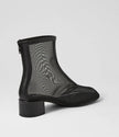 Mollini Garnir Mesh Ankle Boots Black