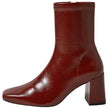Mollini Wilara Ankle Boot Burgundy Stretch Smooth