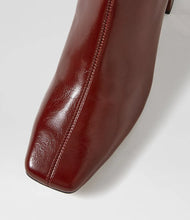 Load image into Gallery viewer, Mollini Wilara Ankle Boot Burgundy Stretch Smooth
