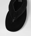 Mollini Ajami Velvet Thongs Black