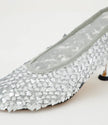 Mollini Amerli Pump Heels Silver Sequins