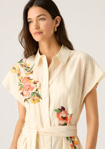 MOS The Label Soleil Shirt Dress Ivory