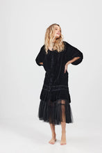 Load image into Gallery viewer, Miss Rose Sister Violet Ariette Tulle Skirt Black
