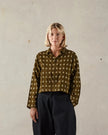McTavish Womens Cropped Chore Jacket Green Multi