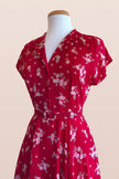 Elise Design Manette Floral Dress Red Floral