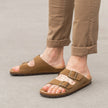 Wild Rhino Mannix Taupe Suede
