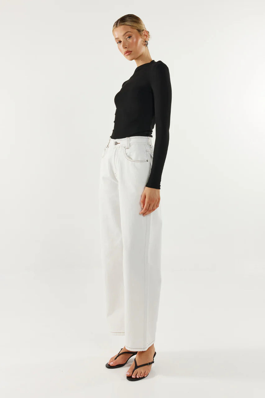 Madison The Label Marc Long Sleeve Top Black