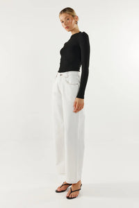 Madison The Label Marc Long Sleeve Top Black