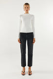 Madison The Label Marc Long Sleeve Top White
