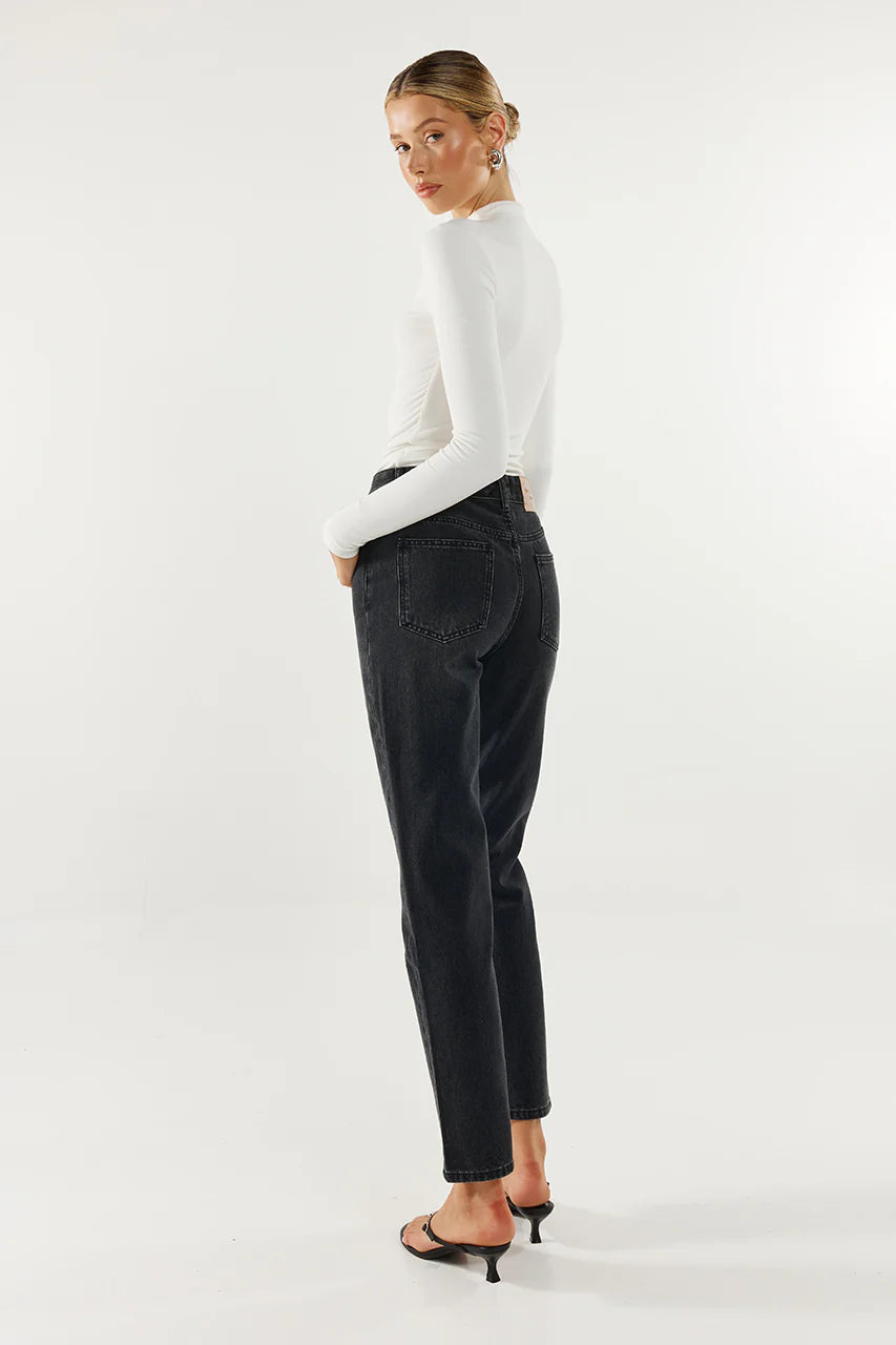 Madison The Label Marc Long Sleeve Top White