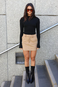 Madison The Label Marc Long Sleeve Top Black