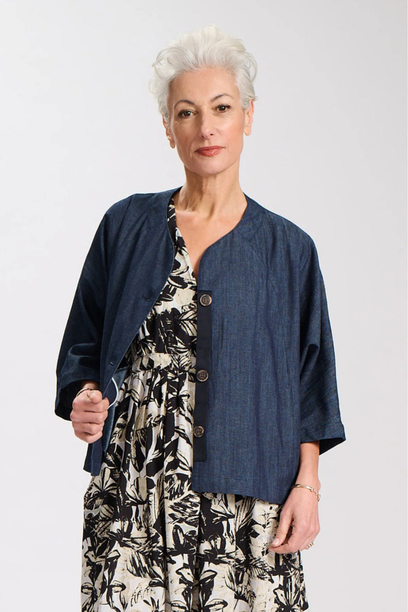 Olga De Polga Margot Adele Jacket Indigo Denim