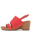 Los Cabos Maribel Wedge Heel Sandals Red