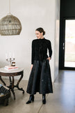 M. A. Dainty Gwenda Top Black