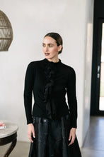 Load image into Gallery viewer, M. A. Dainty Gwenda Top Black
