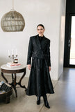 M. A. Dainty Parted Skirt Black