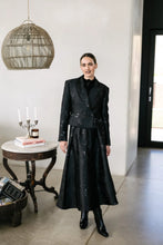 Load image into Gallery viewer, M. A. Dainty Parted Skirt Black
