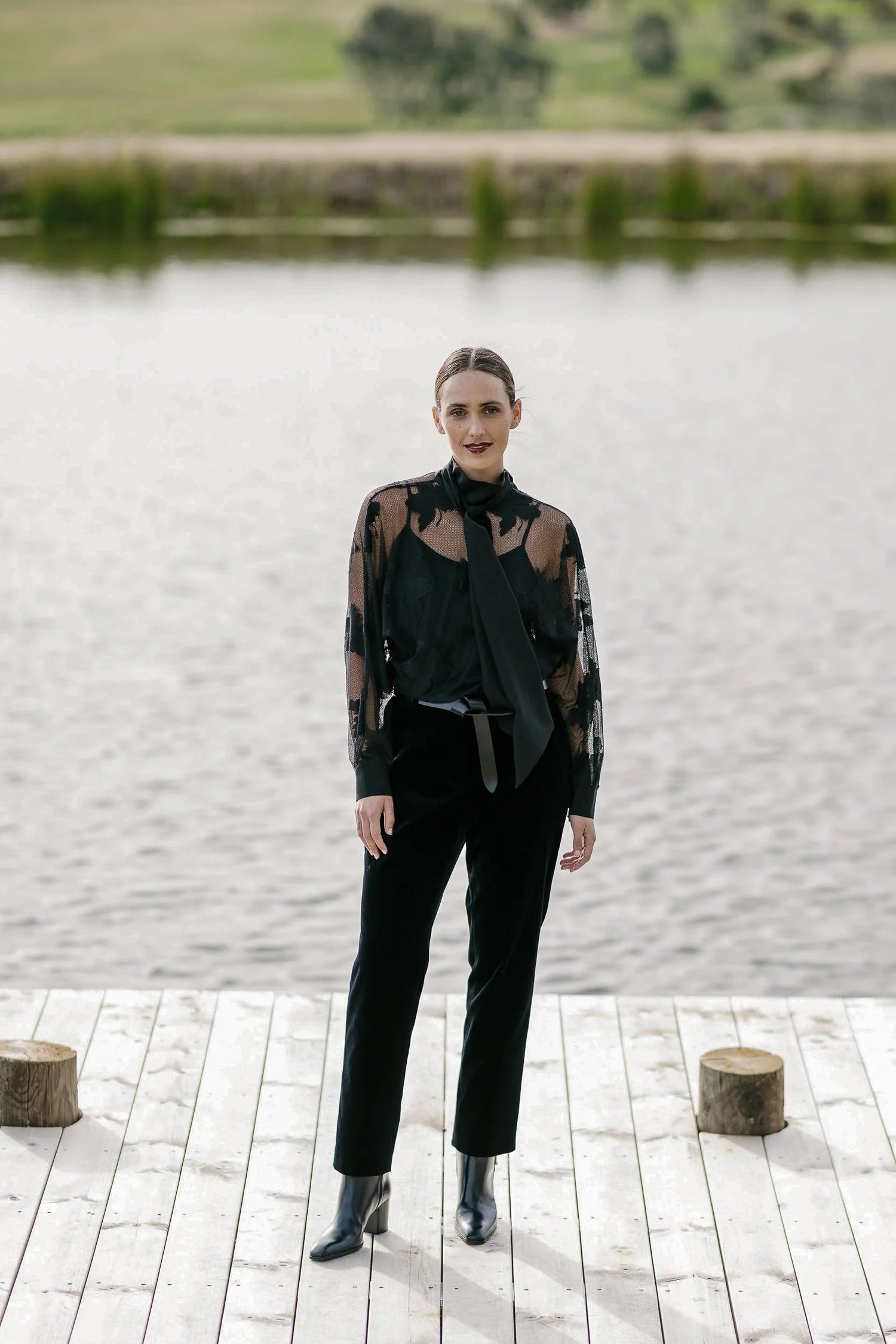M. A. Dainty Alley Shirt Black