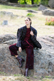 M. A. Dainty Skye Jacket Navy/ Red Check