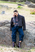 Load image into Gallery viewer, M. A. Dainty Skye Jacket Navy/ Red Check
